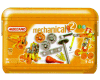 (0261) Mechanical Box. Carry case, 10 models, 120+ parts, +gears.