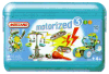 (0262) Motorized Box. Carry case, 10 models, 100+ parts, motor+battery control box.