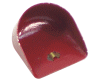 (131d) Dredger Bucket. Meccano type. Red 2nd Quality. RED