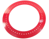 (143f) Flat Ring, 10-7/8" O/Dia, 8-3/8"  I/Dia, RED