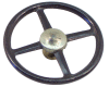 (185) Steering Wheel, 1-3/4" Dia (Original blue/gold period), reasonable for age
