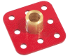 (252) Large Axle Square Bearing Plate, 3 x 3 Hole