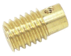 (32b) Narrow Worm Gear 7/16" Dia Brass (Meshes With 27d)