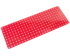 (71d) Flat Plate 9x25 Hole. RED