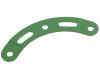 (89a) Curved Strip 3", 5h 1- 3/4" Rad, Stepped (STD) Repaint Green.