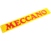 (NPL) Metal Meccano Nameplate, Original Design, 13-1/2" x 2"