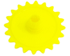 (P83) Sprocket, 20 Teeth (Without Collet Nut) YELLOW