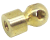 (136t) Handrail Coupling, Threaded Base, Brass