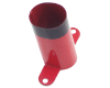 (138) Ships Funnel, Postwar raked, Without Steam Pipe, red/black (Bulk pack of 4)