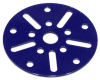 (146k) Circular Plate, 2-1/2" Dia 10 Hole, BLUE