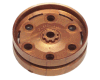 (187bm) Road Wheel, 1-1/2" Dia x 1/2", 6 Hole, For 142p