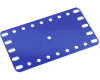 (194c) Plastic Plate, 9 x 5 Hole, used, BLUE