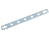 (235bs) Narrow Strip, 7 Hole, End Holes Slotted