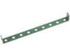 (236g) Narrow Double Angle Strip, 1 x 9 x 1 Hole, GREEN