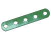 (5) Strip 5 Hole, Original Medium Green, Used, Reas. Condition
