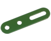 (55a) Slotted Strip, 2" 2 Hole + 1 Slot, GREEN 2nd Qual.