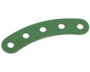 (90) Curved Strip 5 Hole 2-1/2\", 2-1/2\" Rad (STD) Repaint Green Reasonable.