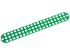 (X404) "X" Series Perforated Strip, 3/4" x 5-1/4" Orig. Used. GREEN